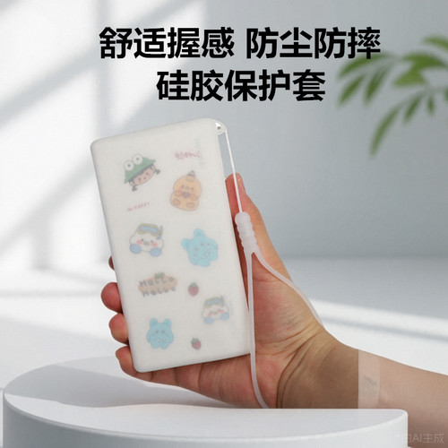 适用于华为12000毫安充电宝保护套40/66w充电宝防尘防摔带挂孔软