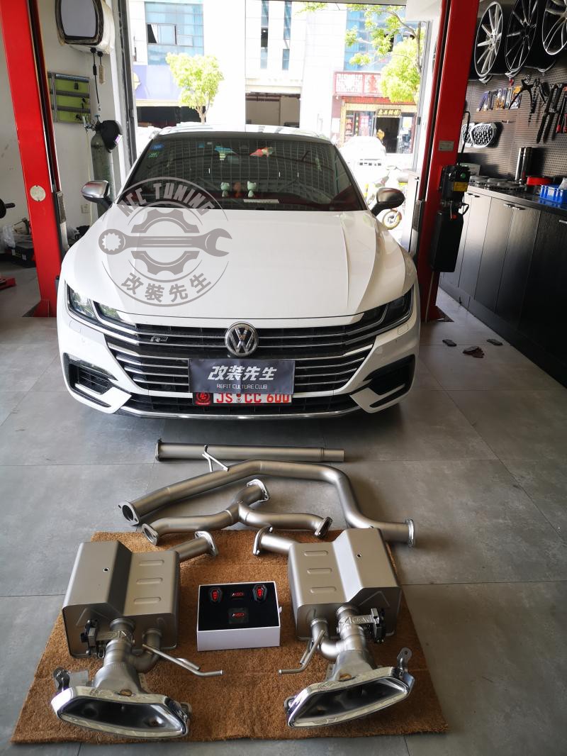 CGW排气 大众CC 迈腾  凌度 速腾 高尔夫 头段 中尾段阀门版排气