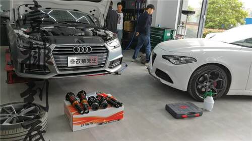 SF避震 奥迪新A4 前驱 四驱B9减震 SF-Racing绞牙避震