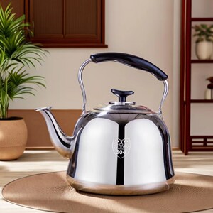 304特厚不锈钢烧水壶鸣音笛煤气电磁炉燃气大容量家用开水壶茶壶