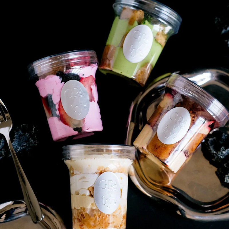 网红酸奶水果捞杯烧仙草杨枝甘露瓶果冻布丁慕斯甜品杯自制饮品杯