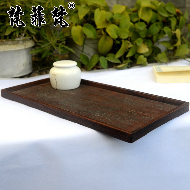 梵菲梵 海南黄花梨文盘清代古董全独板海黄老料文承盘老物件茶盘