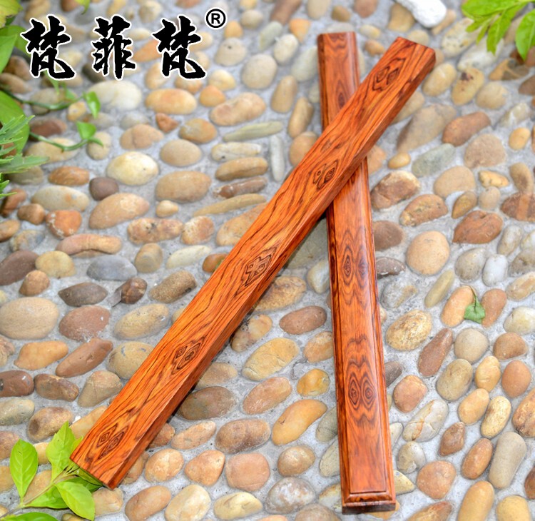 梵菲梵 海南黄花梨鬼脸镇尺海黄对眼满纹鬼眼镇纸木料文房镇纸