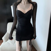 薄款 防晒小坎肩蕾丝开衫 女披肩冰丝bm外套 夏季 配吊带裙子外搭罩衫