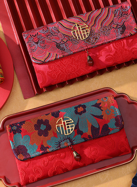 过年红包马年春节新年布艺万元压岁包福袋创意个性高档2026利是封