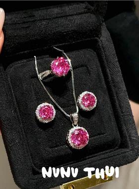 珠宝意大利朗姆酒红宝石玫瑰切