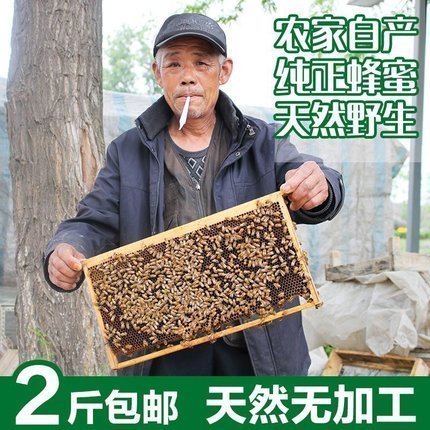2025农家纯土蜂蜜自产野生蜂蜜500g土蜂蜜天然农家自产蜂蜜百花蜜