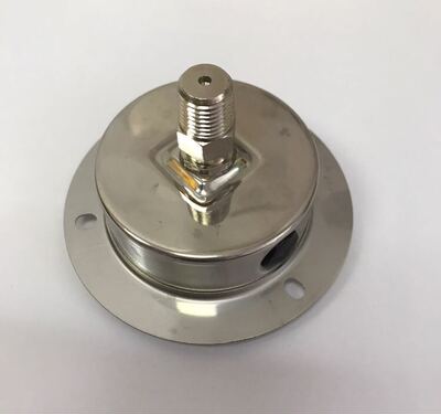 压力0-350kg 0-5000psi 轴向带边耐震压力表 直径62mm 螺纹NPT1/4