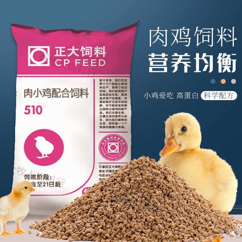 正大肉小鸡饲料510开口鸽子颗粒鸭鹅鸟粮食5斤半钓鱼打窝饵料包邮