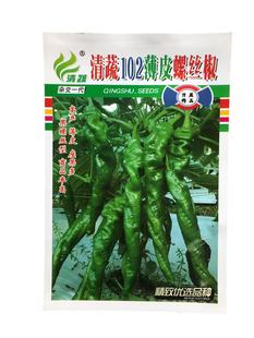 清蔬102薄皮螺丝椒种子椒辣种子孑低温早熟辣味浓香高杂交品种5克