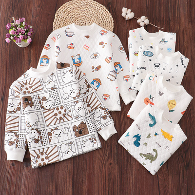 儿童空心棉冬季保暖上衣