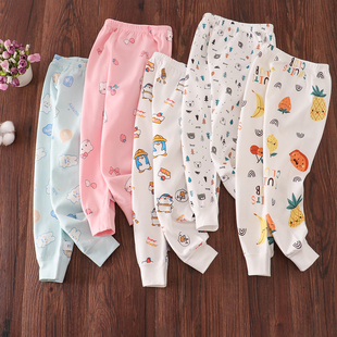 无骨儿童秋裤 全棉衬裤 纯棉男童线裤 宝宝棉毛裤 女童冬打底裤 春秋款