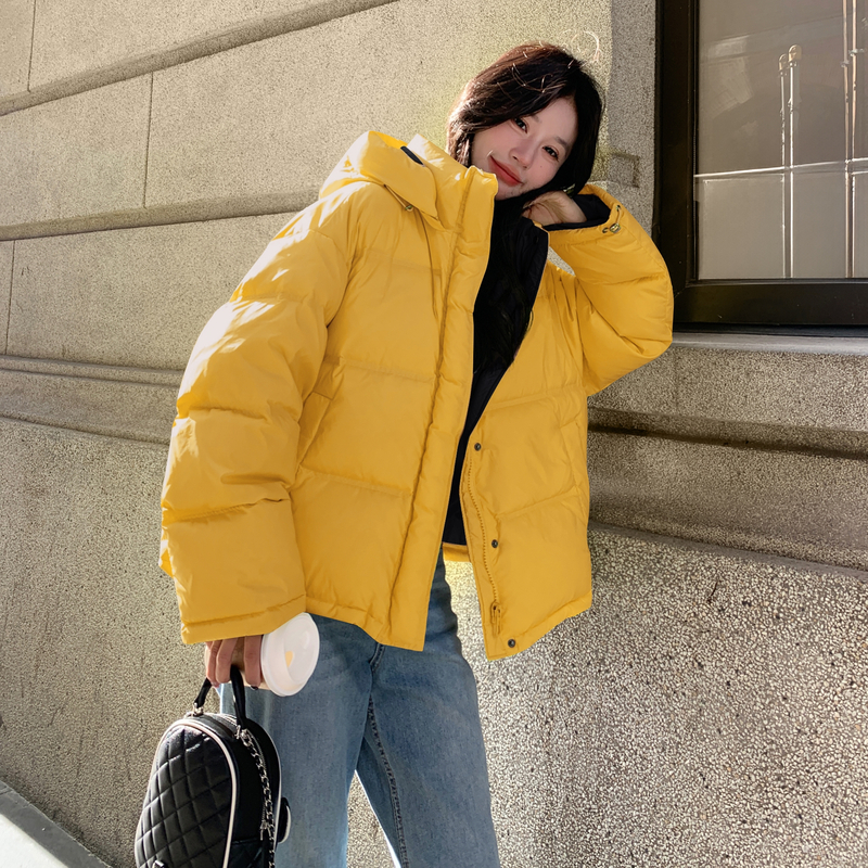 韩版宽松羽绒服女2025冬季新款