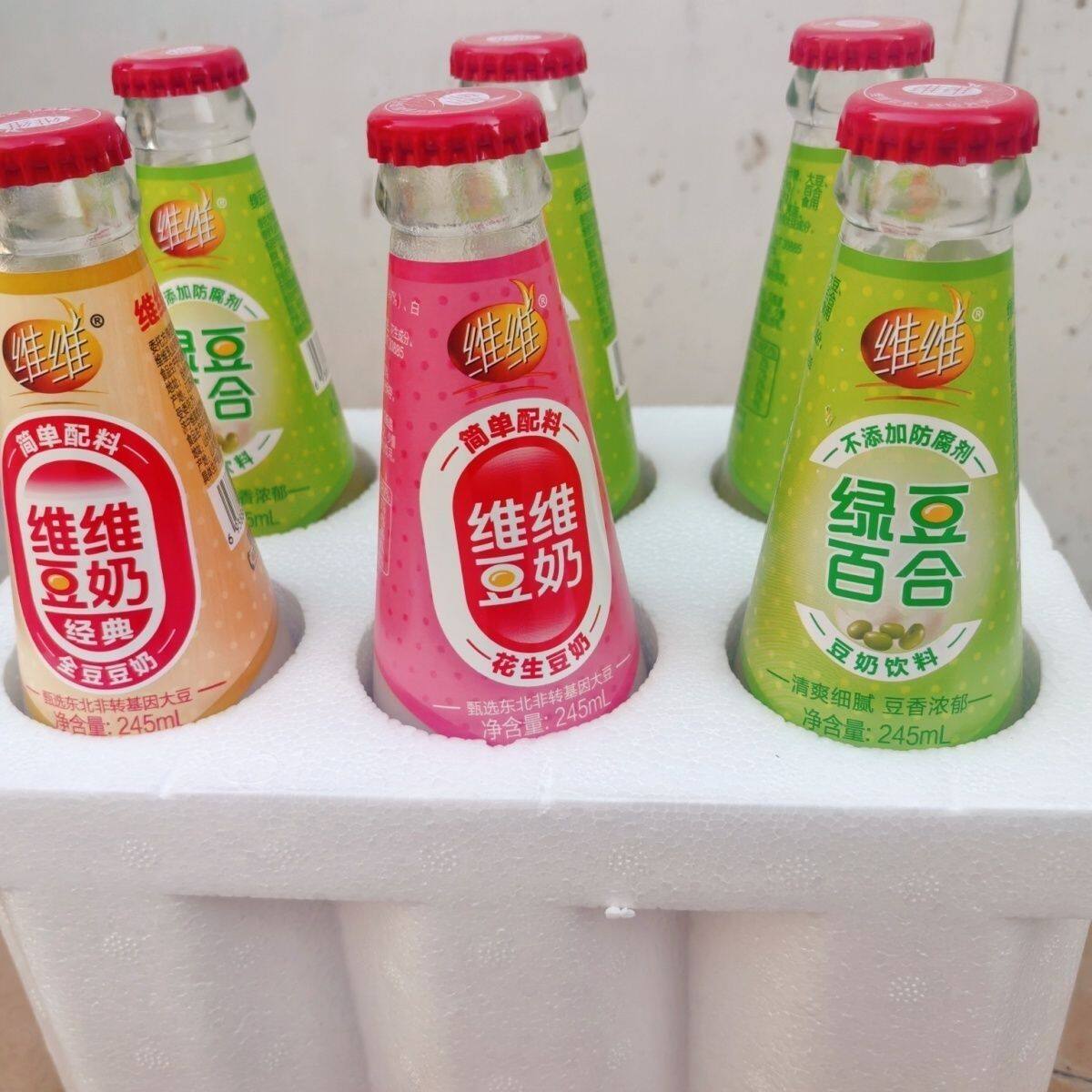 全豆豆奶维维豆奶经典款玻璃瓶2豆浆
