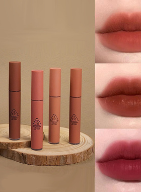 韩国3ce慕斯唇釉滋润苦咖色雾面bitter hour丝绒哑光nude烂番茄