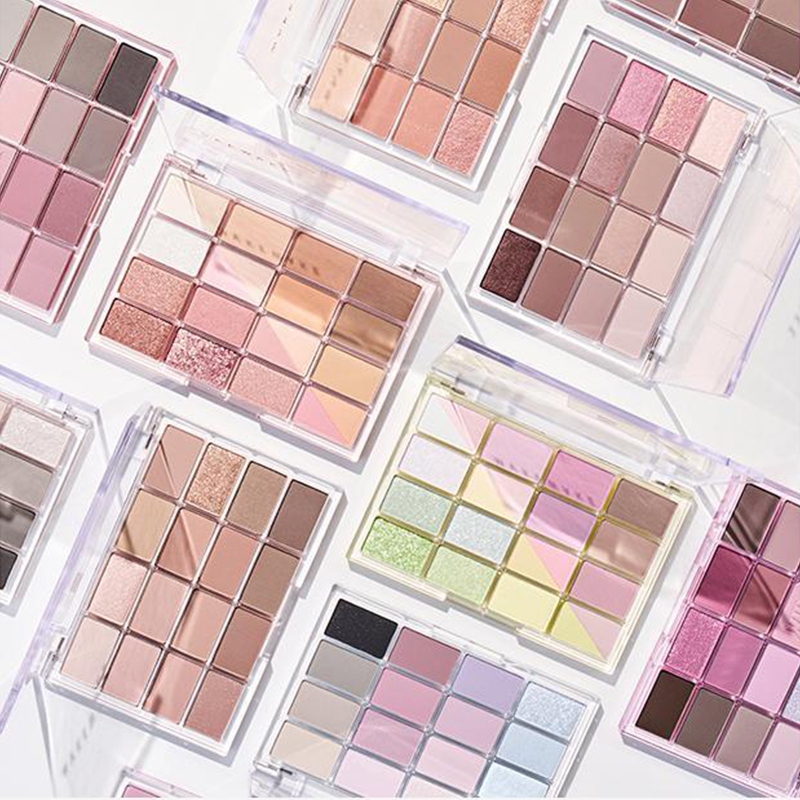 眼影盘16色珠光哑光wakemake