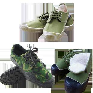 黄球鞋 加绒保暖高帮工地上班防滑耐磨劳保 解放鞋 直销征峰帆布胶鞋