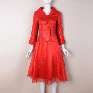 敬酒服两件套红色刺绣回门装 新娘装 嫣之然2025春季 国潮 捡漏S