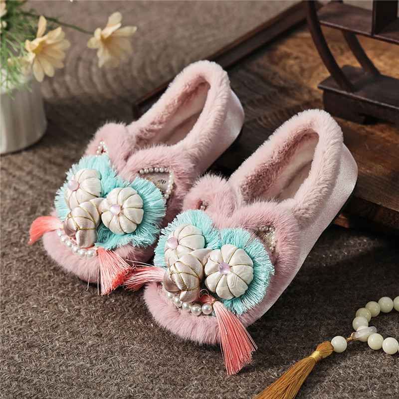 平底布鞋中式复古中国风绣花鞋