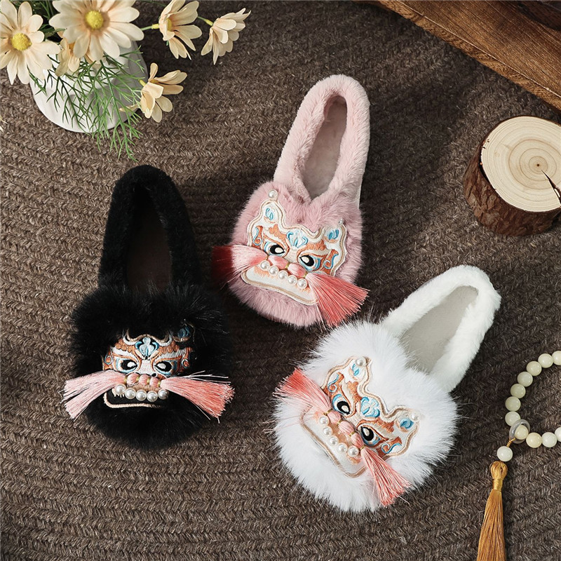 国潮平底布鞋复古民族风绣花鞋