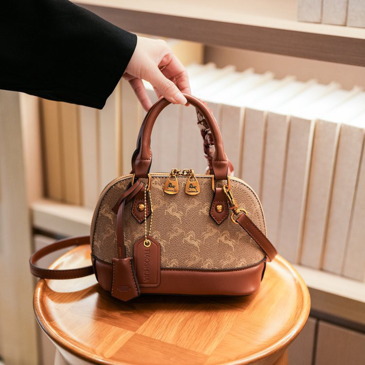 2025新款时尚印花贝壳包手提包小包包女百搭单肩高级感洋气斜挎包,箱包皮具/热销女包/男包,通用款女包,淘宝优惠券,粉丝福利购,淘宝优惠卷