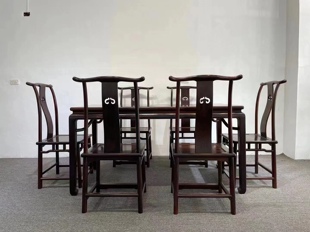 仙游红木家具老挝大红酸枝木茶桌棋牌桌咖啡桌明清古典实木餐桌