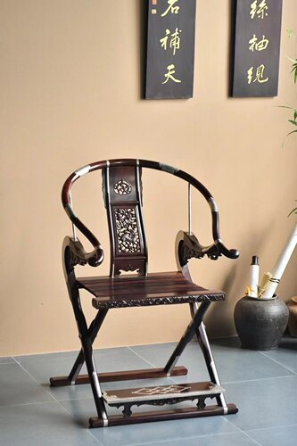 仙游红木明清头把交椅椅老挝大红酸枝交趾黄檀明式大红酸枝交椅