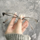 女潮男眼镜框防辐射防蓝光护目镜近视眼镜 TR90纯钛眼镜架复古韩版