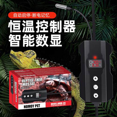 爬宠智能宽电压高精准温度控制器陶瓷晒背灯加热垫自动恒温控制器