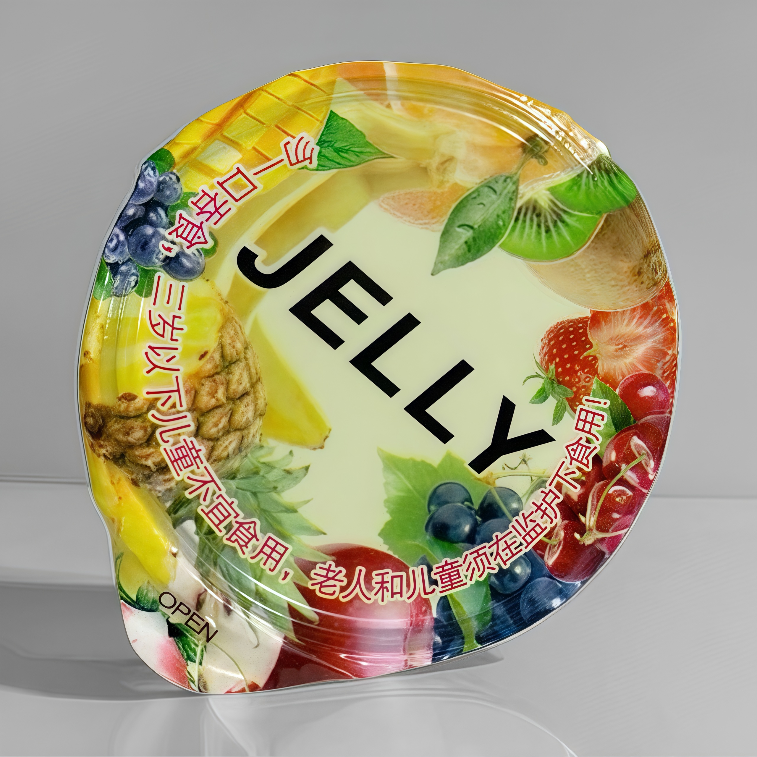 骄美堂JELLY果味型果冻10粒0脂果蔬发酵孝素排的畅院线同款袋装