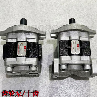 天津岛津 远山新源65 发动机液压齿轮泵 挖掘机 高压油泵 75轮式