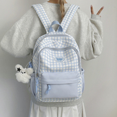 韩系少女风格 百搭休闲包 子双肩包女学生小清新高颜值轻便书包时尚