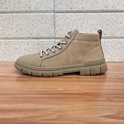 头层牛皮马丁靴男休闲鞋真皮缝线