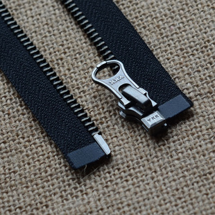 YKK金属拉链 5号古银单开20-85cm 黑色外套门襟拉链 YKK原产拉链