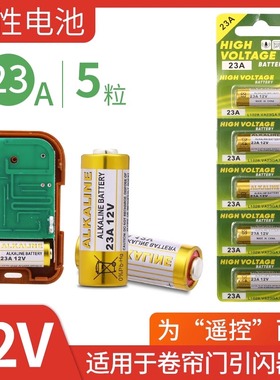 门铃小电池车库电动卷帘门卷闸吊灯12伏27a23a12v遥控器电池大全