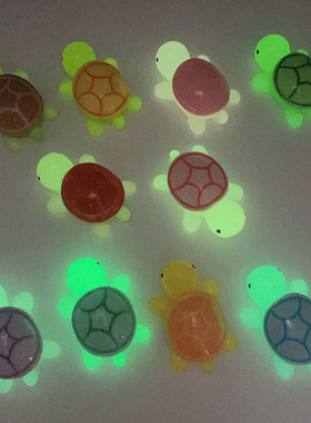 树脂夜光小乌龟苔藓鱼缸DIY造景