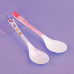 儿童勺子卡通可爱幼儿园宝宝长柄吃饭喝粥汤勺婴儿辅食调羹密胺勺