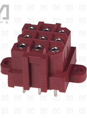 207526-9【CONN HDR 9POS 0.197 GOLD PCB】