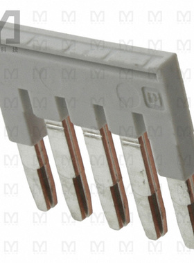 3038998【JUMPER TERM BLK 5POS FLAT PIN】