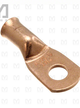 0192210406【CONN RING FLAT 6AWG #1/4 CRIMP】