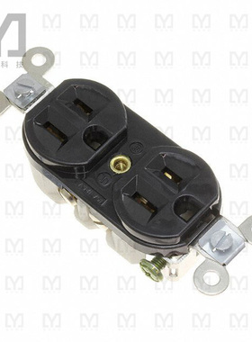 1301480076【DUP RECEPT 5-15R BLACK】