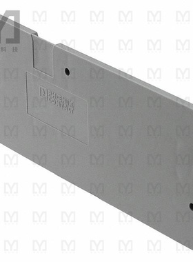 3036767【CONN TERM BLK END PLATE GRAY】