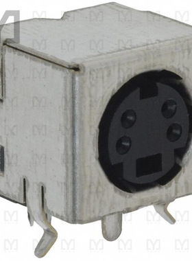 5749181-1【CONN RCPT FMALE MINI DIN 4P SLDR】