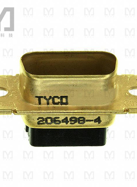 206498-4【CONN D-SUB HD HOUSING PLUG 15POS】