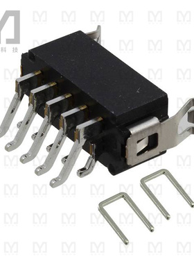 M80-6661042【CONN HEADER SMD R/A 10POS 2MM】