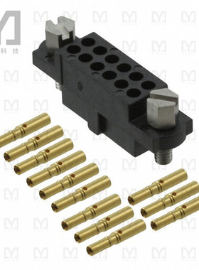 M80-4611205【CONN RCPT 12POS CRIMP 24-28AWG】