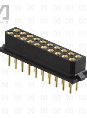 M80-8502045【CONN RCPT 20POS 0.079 GOLD PCB】