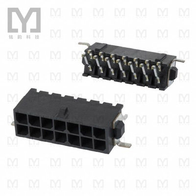 4-794629-4【CONN HEADER SMD R/A 14POS 3MM】