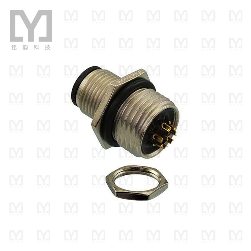 M12A-08PMMS-SH8001【CONN PLUG MALE 8POS SOLDER CUP】