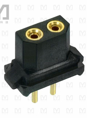 M80-8970205【CONN RCPT 2POS 0.079 GOLD PCB】